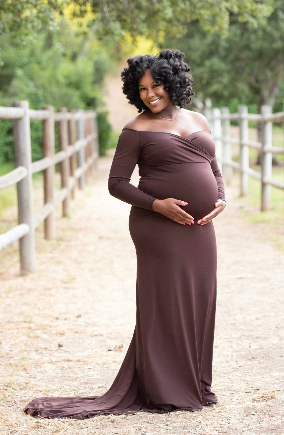 maternity dress brown The Maeve Dress main image 0