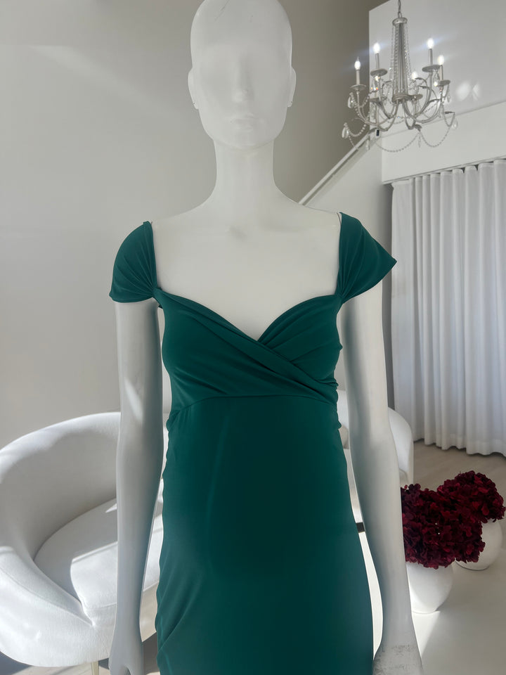 Emerarld off the shoulder XL