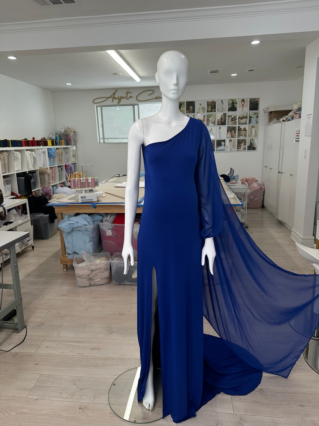 Royal blue one shoulder Large Royal blue one shoulder Large