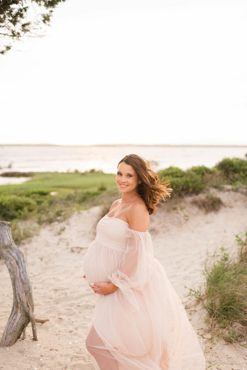 Vienna Gown Flowey  Maternity Dress