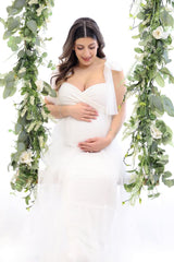 Hannah Gown Sweetheart Top Maternity Dress