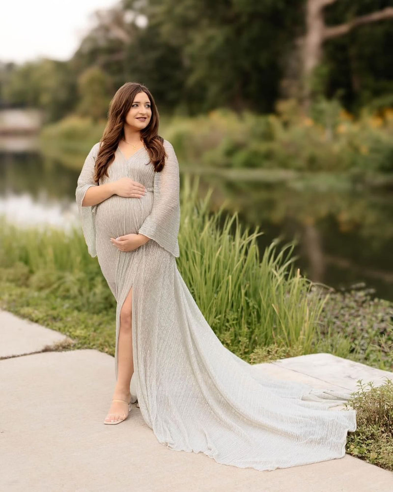 Anyuta Couture Luna Boho Maternity Gown