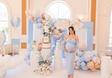 Organza Sleeved Maternity Gown