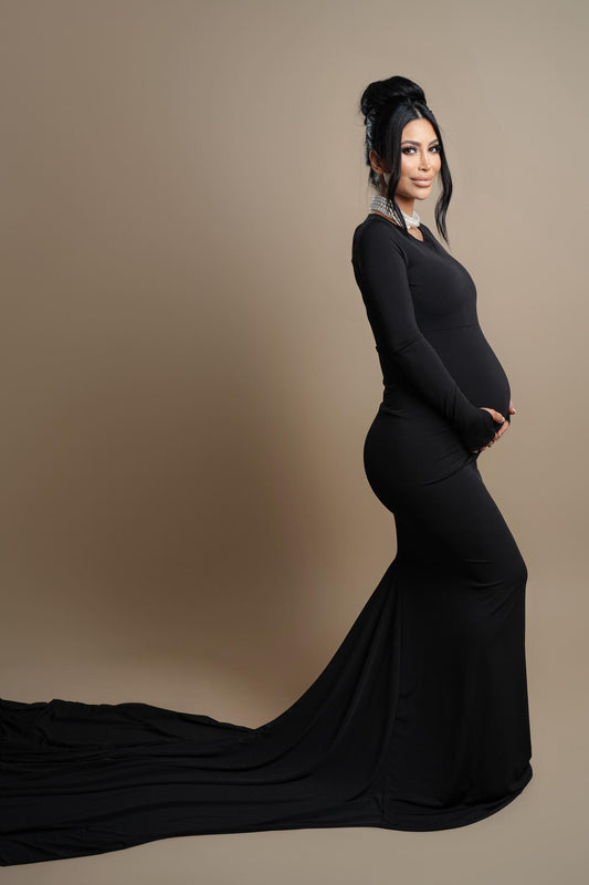 AnyutaCouture Trendy Two Piece Maternity Dress