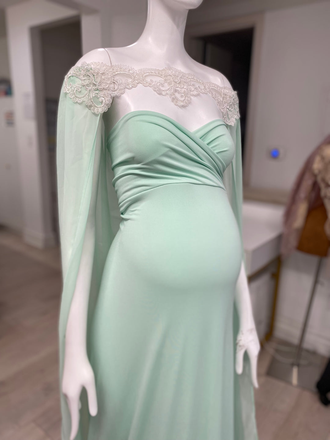 Mint Diana cape dress xxl Mint Diana cape dress xxl