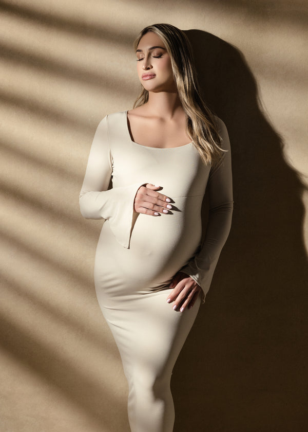 Arya Ankle Length Maternity Dress