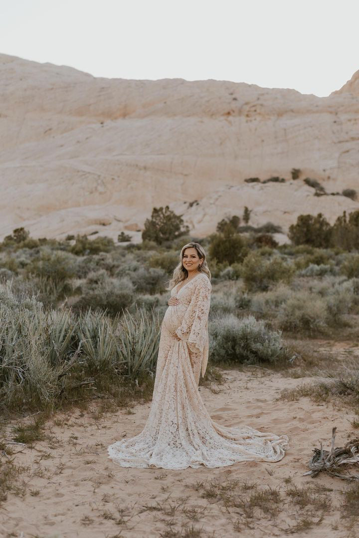 Boho Lace Dress – ANYUTA COUTURE - Main Image