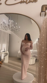 Elle Maternity Baby Shower Dress