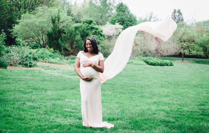 Sona gown with chiffon - ANYUTA  COUTURE