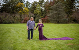 Extended train  Maternity gown - ANYUTA  COUTURE