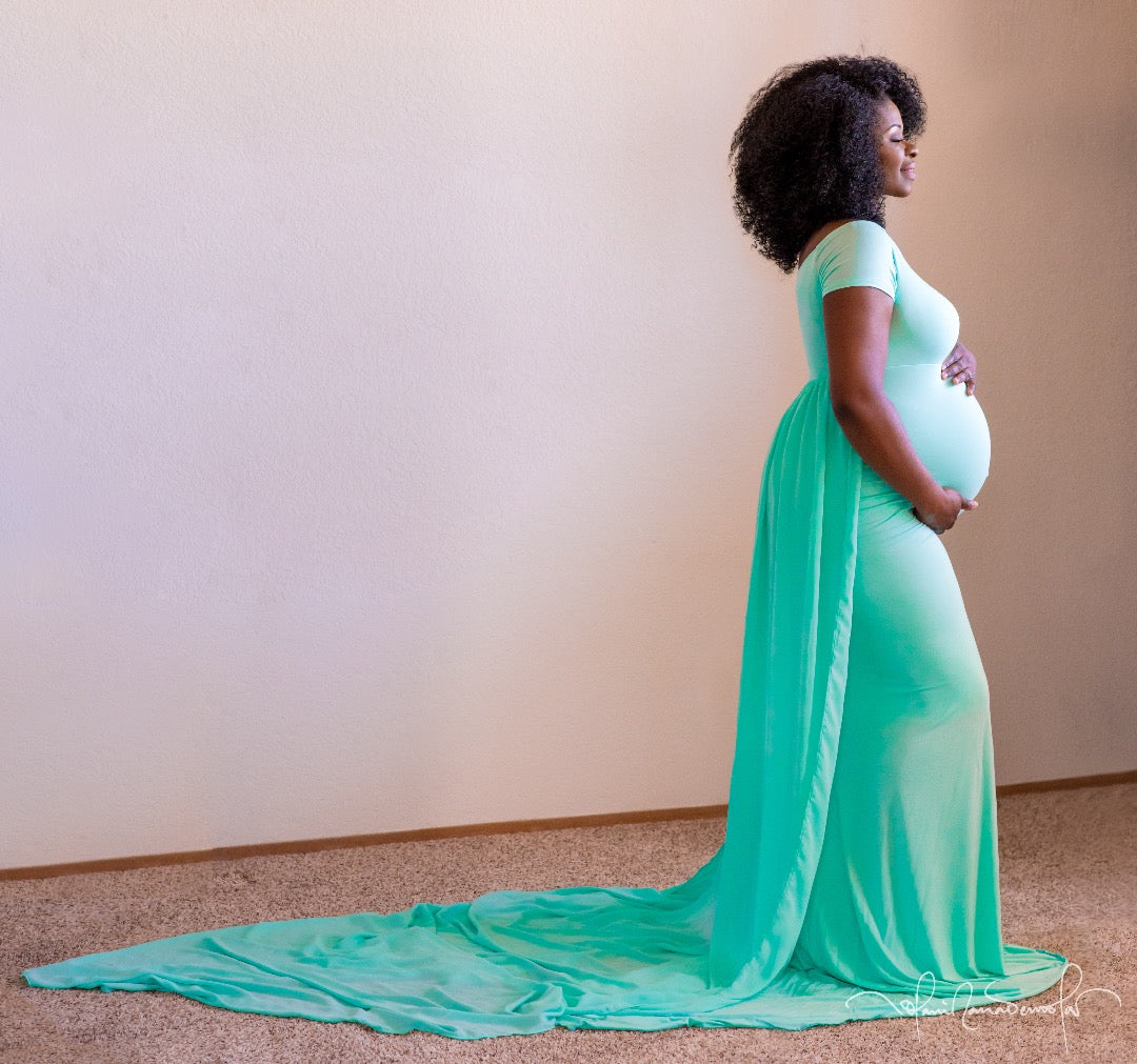 Sona gown with chiffon - ANYUTA  COUTURE