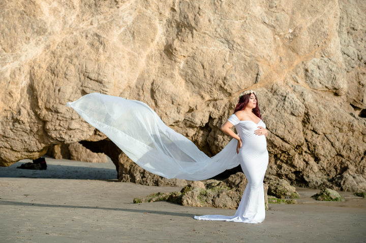 Sona gown with chiffon - ANYUTA  COUTURE