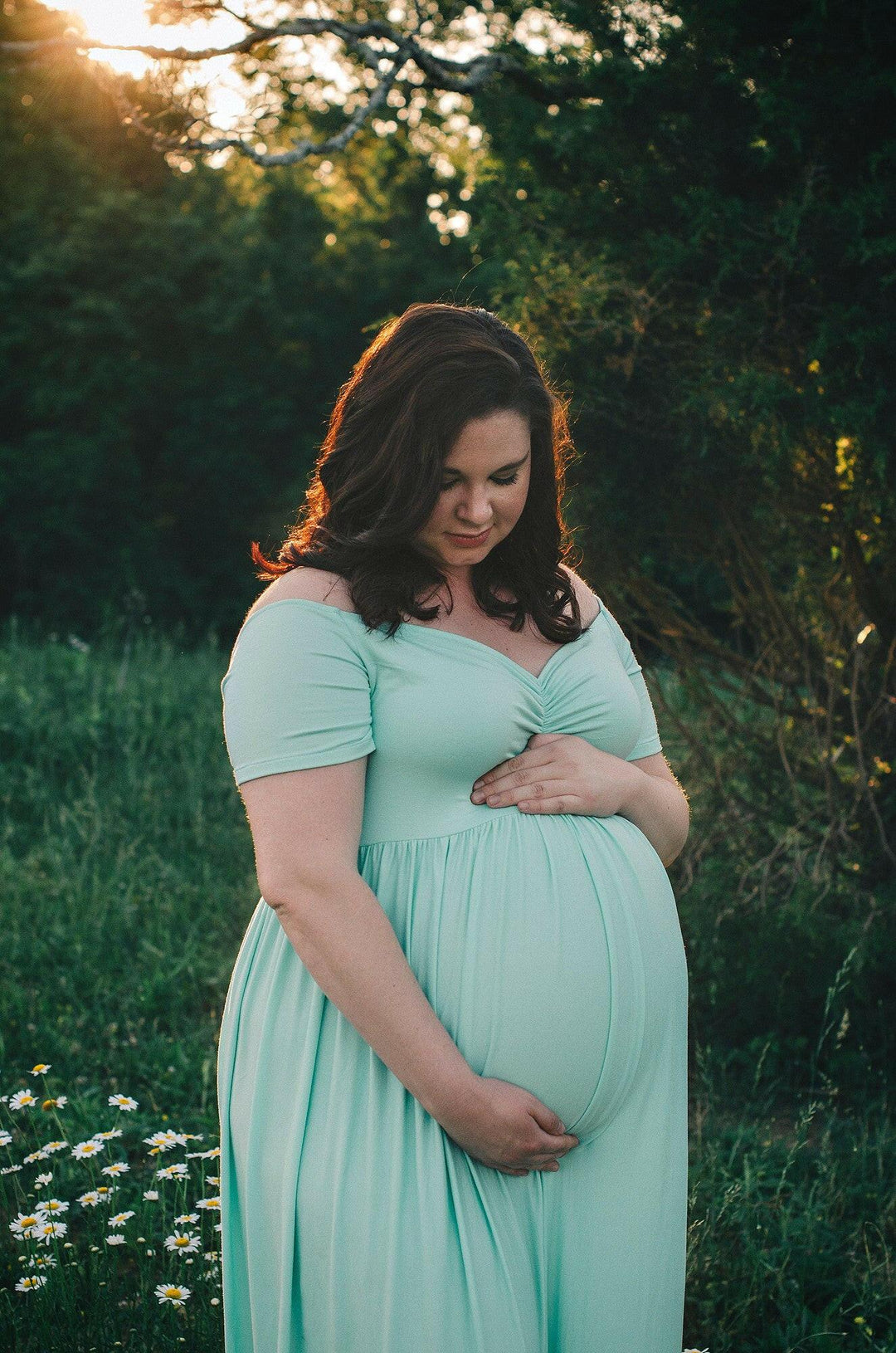 maternity dresses flowy Photoshoot Dress | Photoshoot Ruched Gown | Long Dress | Flying Dress for Photoshoot 118cm;m Fashionable Ebony Ferozi Maternity Dress