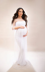 Pearl Maternity Gown