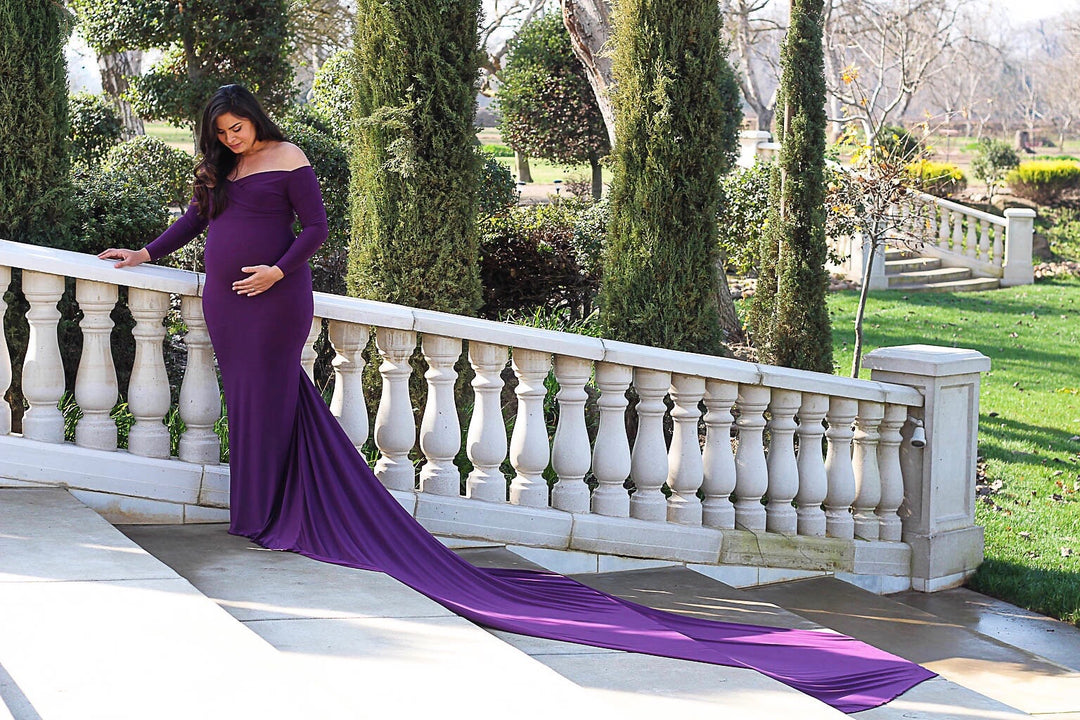 Extended Train Maternity gown Extended Train Maternity gown