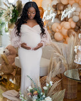 Krysten Gown Baby Shower Maternity Dress