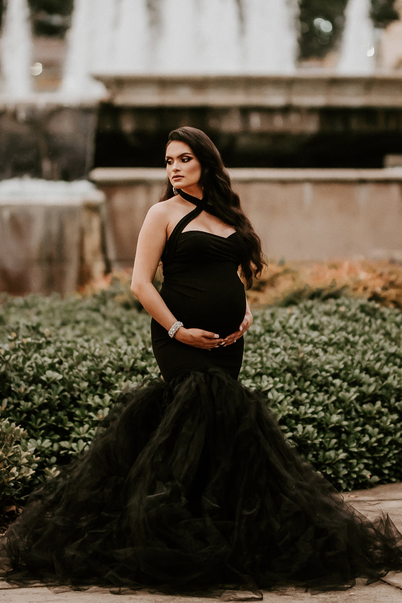 Evelyn tulle Gown Maternity Dress