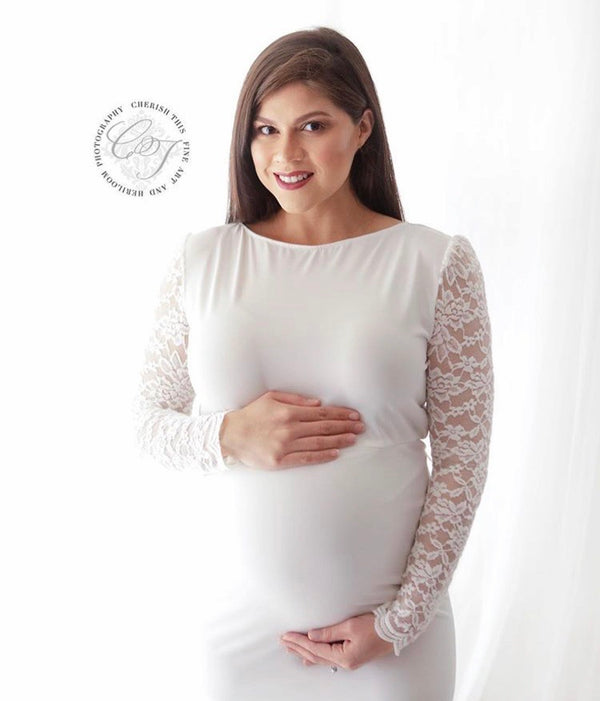 Kate Lace Gown Maternity Dress