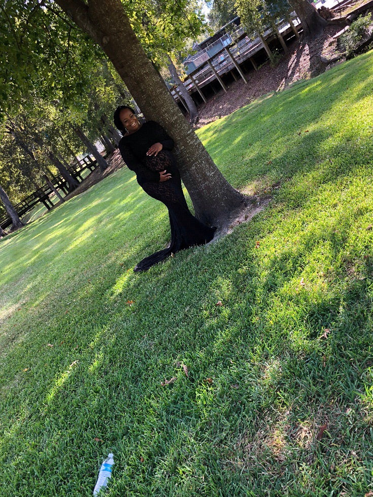 Mila Lace gown with Train - ANYUTA  COUTURE