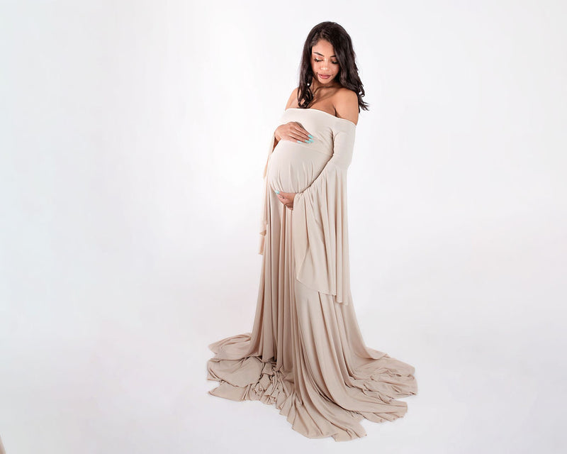 Chandler Flowy Maternity Gown