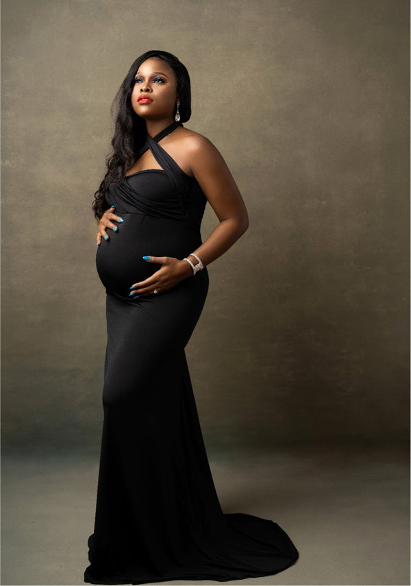 Evelyn Gown Maternity Dress