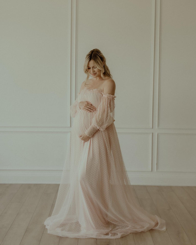 Chandler Flowy Maternity Gown – ANYUTA COUTURE