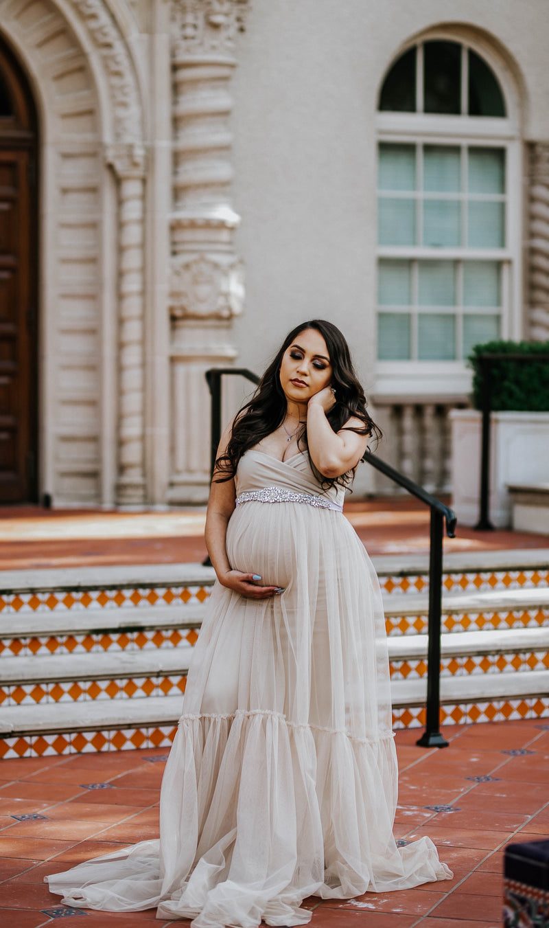 Pearl Maternity Gown – ANYUTA COUTURE