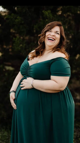 Chandler Flowy Maternity Gown